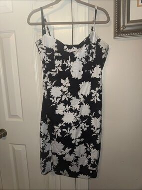 White House Black Market Poplin Bustier Sheath Dress